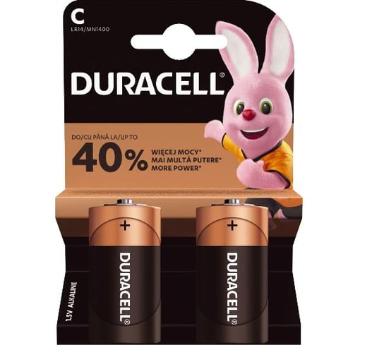 Zestaw baterii alkaliczne Duracell (x 2) Duracell