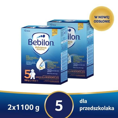 Zestaw Bebilon Junior 5 Od 2,5 R. Ż. , 2X1100G Bebilon