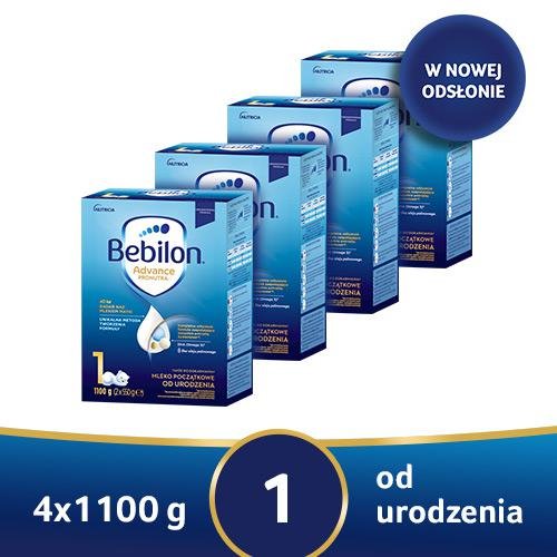 Zestaw Bebilon Pronutra Advance 1 Proszek,4X1100G Bebilon