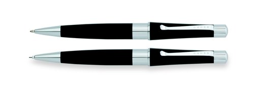 Zestaw Beverly Długopis+Ołówek Automatyczny Czarny Lakier A.T. Cross