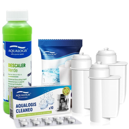 Zestaw Bosch, Filtr Aqualogis Al-Inte 3Szt, Aqualogis Verde 250Ml, Aqualogis Cleaneo Aqualogis