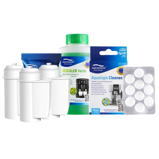 Zestaw Bosch, Filtr Aqualogis Al-Inte 3Szt, Aqualogis Verde 250Ml, Aqualogis Cleaneo Aqualogis