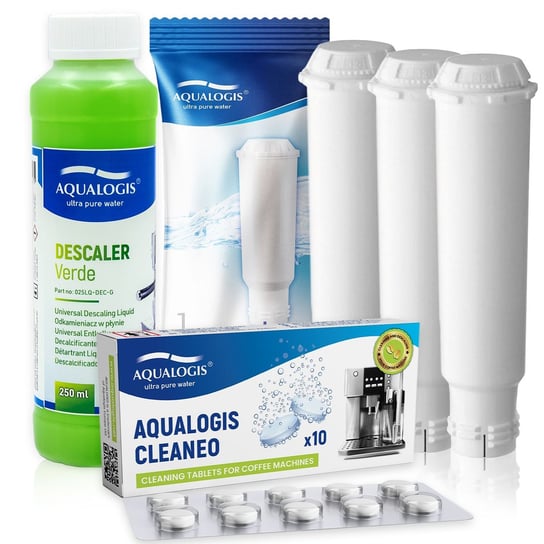 Zestaw Bosch, Filtr Aqualogis Al-Tes46 3Szt, Aqualogis Verde 250Ml, Aqualogis Cleaneo 10Szt Aqualogis