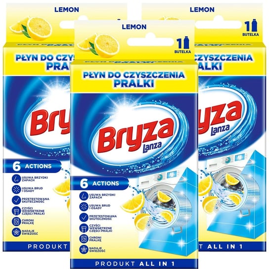 Zestaw Bryza Lanza Lemon Płyn do czyszczenia pralki 750 ml Reckitt Benckiser