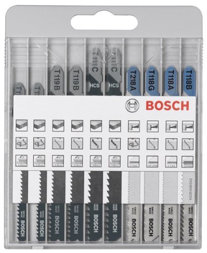 Zestaw brzeszczotów do wyrzynarek BOSCH 2607010630, 10 szt Bosch