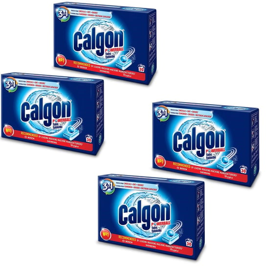 Zestaw Calgon 3w1 Powerball Tabletki zmiększaczjące wodę 30szt. x4 Reckitt Benckiser