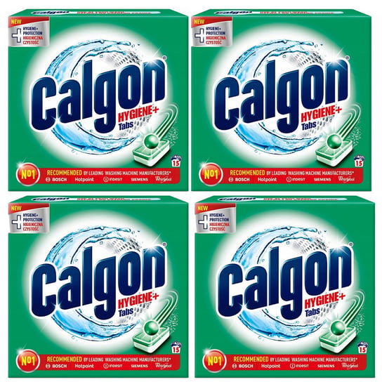 Zestaw Calgon Hygiene Plus Tabletki Odkamieniacz Pralki 60 szt Reckitt Benckiser
