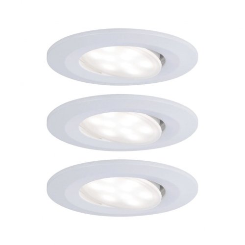 Zestaw Calla IP65 3-st regulacja regulacja temperatury okrągła ruchoma LED 3x550lm 5,5W 230V Bia PAULMANN