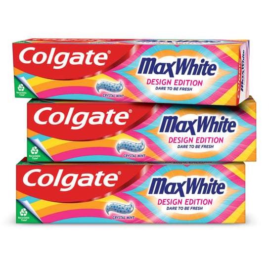 Zestaw COLGATE MAX WHITE LIMITED pasta do zębów 3x100 ml Colgate