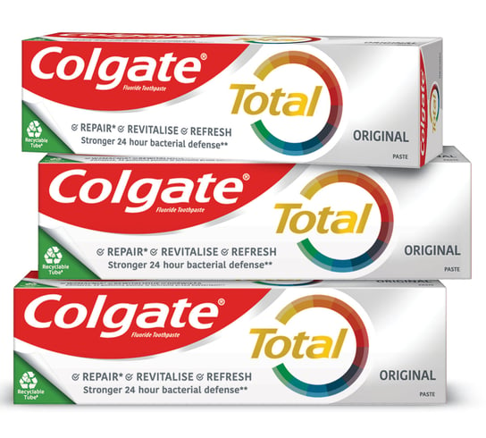 Zestaw COLGATE TOTAL ORIGINAL pasta do zębów 3 x 75 ml Colgate