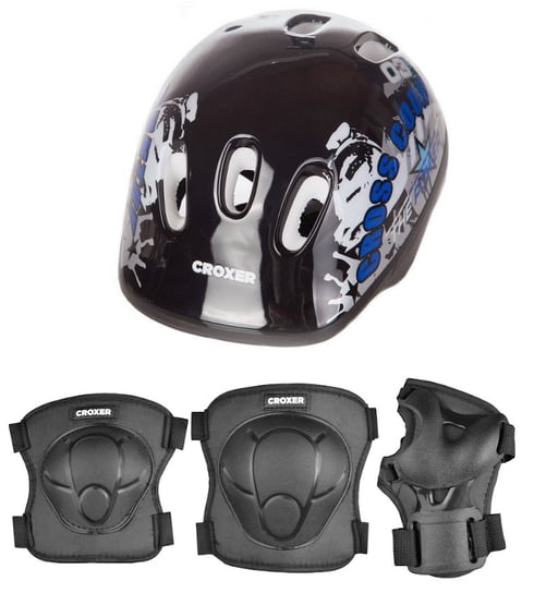 Zestaw CROXER Ochraniacze Gauss M + kask Runner M Croxer