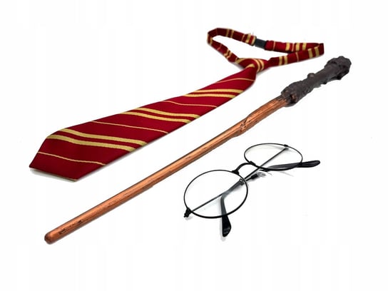 Zestaw Czarodzieja Różdzka Krawat Okulary Strój Harry Potter Inna marka