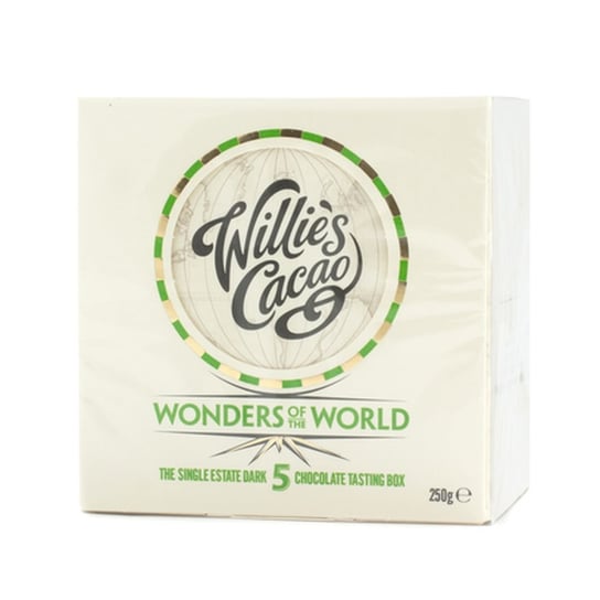 Zestaw czekolad WILLIE'S CACAO Wonders of the World, 5x50 g Willie's Cacao