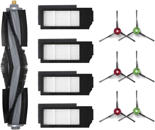 ZESTAW CZĘŚCI DO ECOVACS DEEBOT X1 TURBO/OMNI/PLUS SZCZOTKI FILTRY HEPA Inna marka