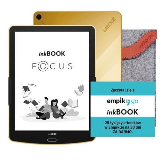 Zestaw Czytnik E-booków Focus Gold + Etui+ Kod Empik Go 30 dni Inna marka