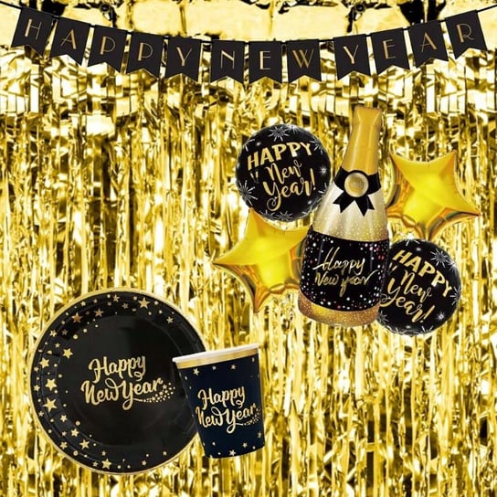 Zestaw Dekoracji Na Sylwestra Nowy Rok Balony Nr4 Sylwester Happy New Year ImprezCzas