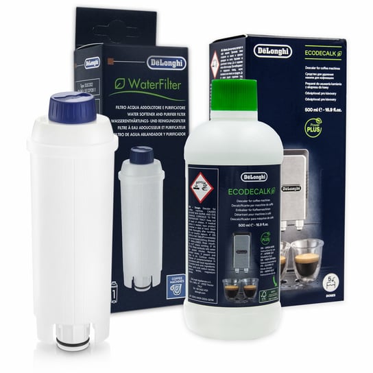 Zestaw Delonghi DLSC002, Odkamieniacz EcoDecalk 500ml Aqualogis