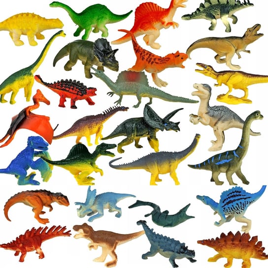 Zestaw Dinozaurów 28 Sztuk Zabawka Dla Dzieci Trifox