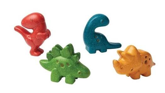 Zestaw dinozaurów - figurki do zabawy, Plan Toys 6126 Plan Toys