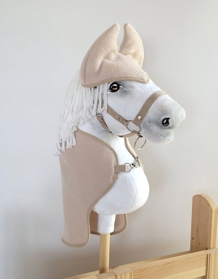 Zestaw Dla Hobby Horse A3: Derka + Nauszniki – Beżowy Super Hobby Horse