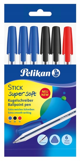 Zestaw Długopis Super-Soft 6Szt Pelikan Herlitz Herlitz