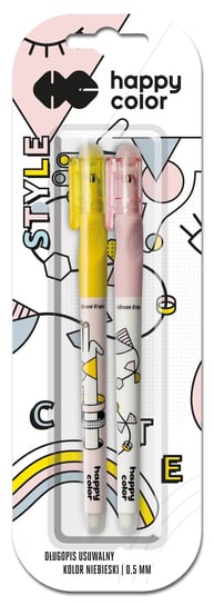 Zestaw długopisów usuwalnych, 2 sztuki Happy Color
