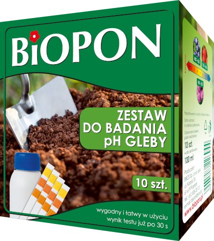 Zestaw Do Badania Ph Gleby Biopon 10Szt. BROS