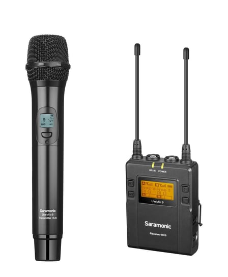 Zestaw do bezprzewodowej transmisji dźwięku Saramonic UwMic9 Kit 4 (RX9 + HU9) Inna marka