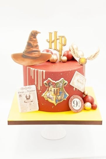 Zestaw Do Dekoracji Tortu Harry Potter 2D 7 El. Słodka Fanaberia