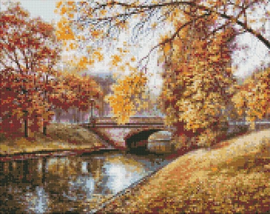 Zestaw do diamentowy mozaika. "Jesienny krajobraz ©Siergiej Łobach" 40х50cm, AMO7343 Ideyka