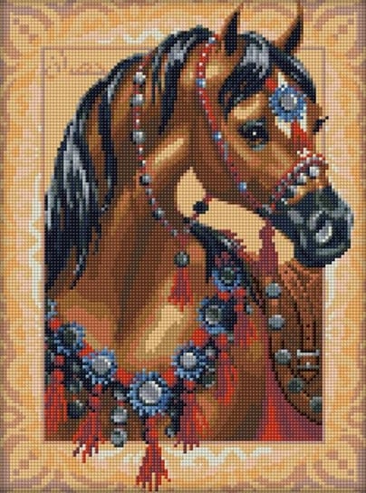 Zestaw do diamond painting, Arabski koń MOSFA