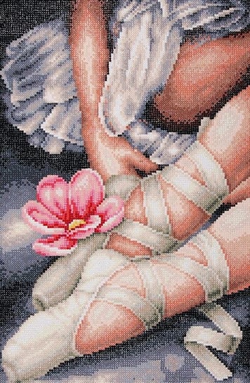 Zestaw do diamond painting - Moje małe buciki baletnicy CORICAMO