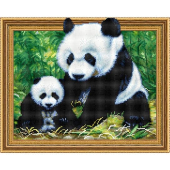 Zestaw do diamond painting - Panda z młodym CORICAMO