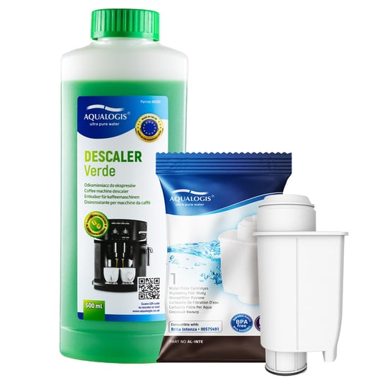 Zestaw do Ekspresu Philips Saeco Filtr AL-Inte+, Verde 500ml Aqualogis