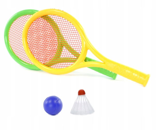 Zestaw Do Gry Badminton Dziecięcy Rakietki Paletki Midex