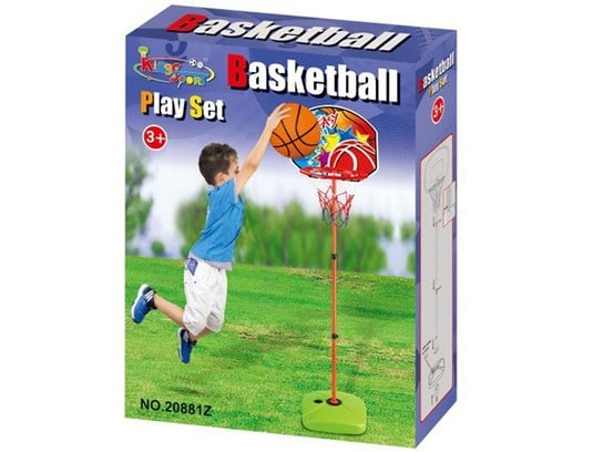 Zestaw do gry w koszykówkę - kosz + piłka 118 cm KinderSafe