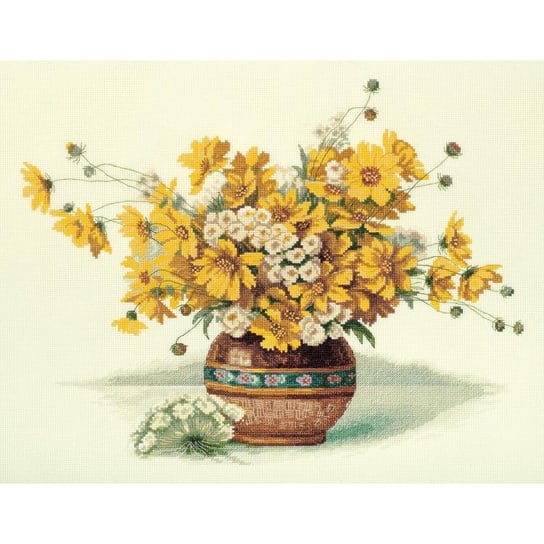 Zestaw do haftu - Bukiet żółtych kwiatów CORICAMO
