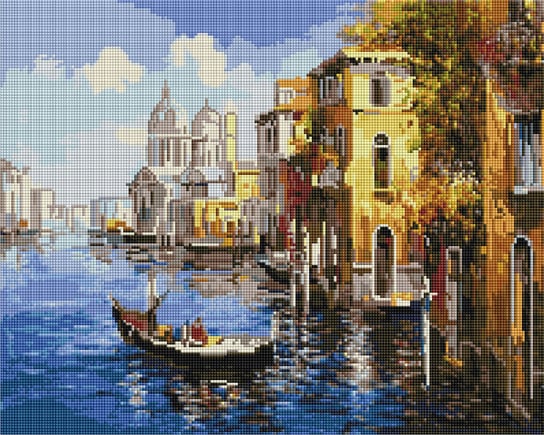 Zestaw do Haftu, Diamentowa mozaika na ramie 40x50 Podróż do Wenecji Twoje Hobby