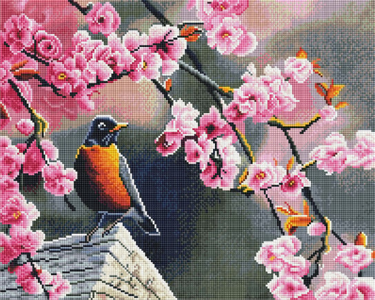Zestaw do Haftu, Diamentowa mozaika na ramie 40x50 Sakura Twoje Hobby