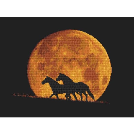 Zestaw Do Haftu - Konie W Blasku Księżyca Confortime
