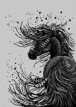 Zestaw do haftu krzyżykowego koń (7278) Inna marka