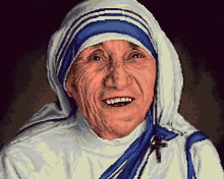 Zestaw do haftu krzyżykowego Matka Teresa (7315) Gobelinek