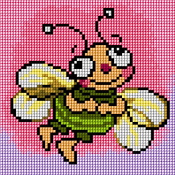 Zestaw do haftu krzyżykowego pszczółka (5879) Gobelinek