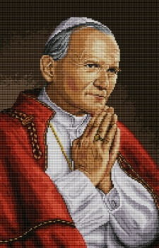Zestaw do haftu krzyżykowego wyszywanka Jan Paweł II (7070) Inna marka