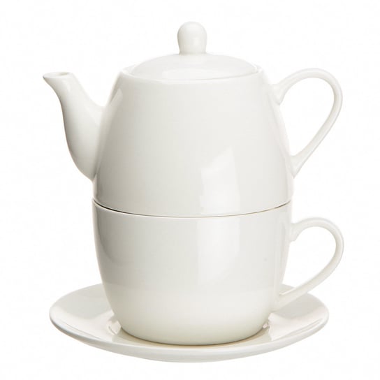 Zestaw do herbaty ALTOMDESIGN REGULAR TEA FOR ONE OPASKA, kremowy ALTOMDESIGN