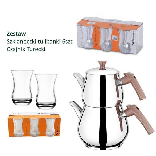 Zestaw do herbaty po Turecku Pasabahce