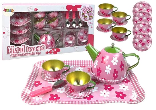 Zestaw Do Herbaty Różowy Lean Toys