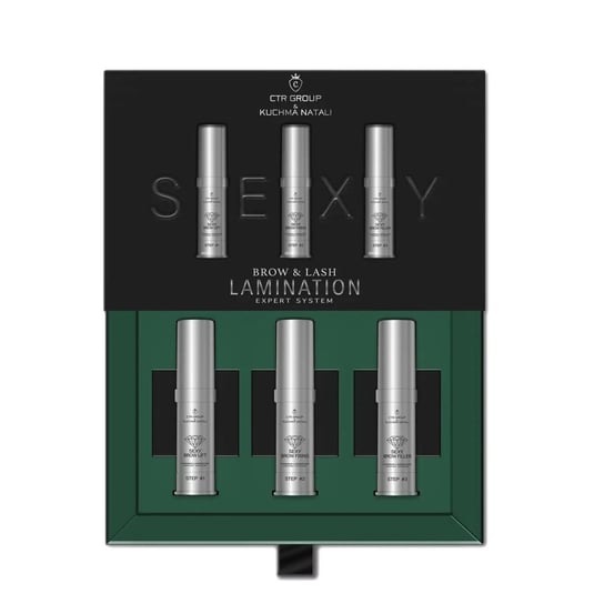 Zestaw do laminacji rzęs i brwi CTR Brow&Lash Lamination Expert System Kit 1, 2,3 Inna marka