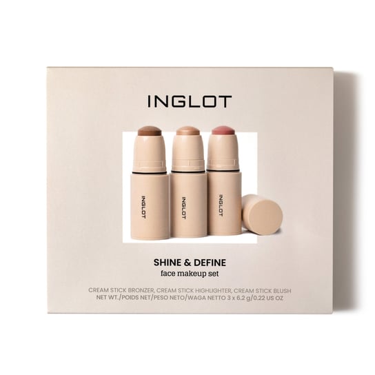 Zestaw do makijażu twarzy Shine & Define INGLOT INGLOT