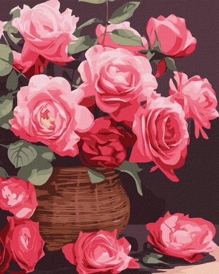 Zestaw do malowania po numerach. "Kolorowe róże ©art_selena_ua" 40х50cm KHO3250 Ideyka